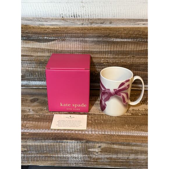 New in Box Kate Spade New York Lenox Snap Happy Take a Bow Coffee Mug - Picture 7 of 7